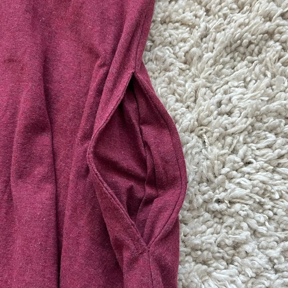 Pact Cranberry Red Cotton Dress, Size XS, EUC - Picture 5 of 5